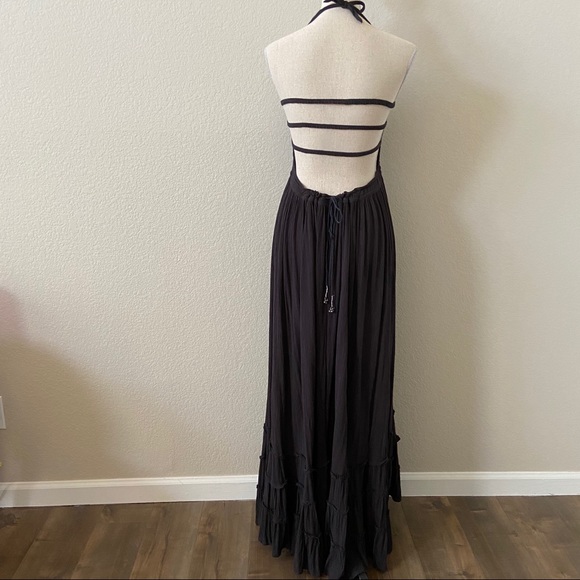 Free People Extratropical Maxi Dress Small Black - Picture 8 of 14